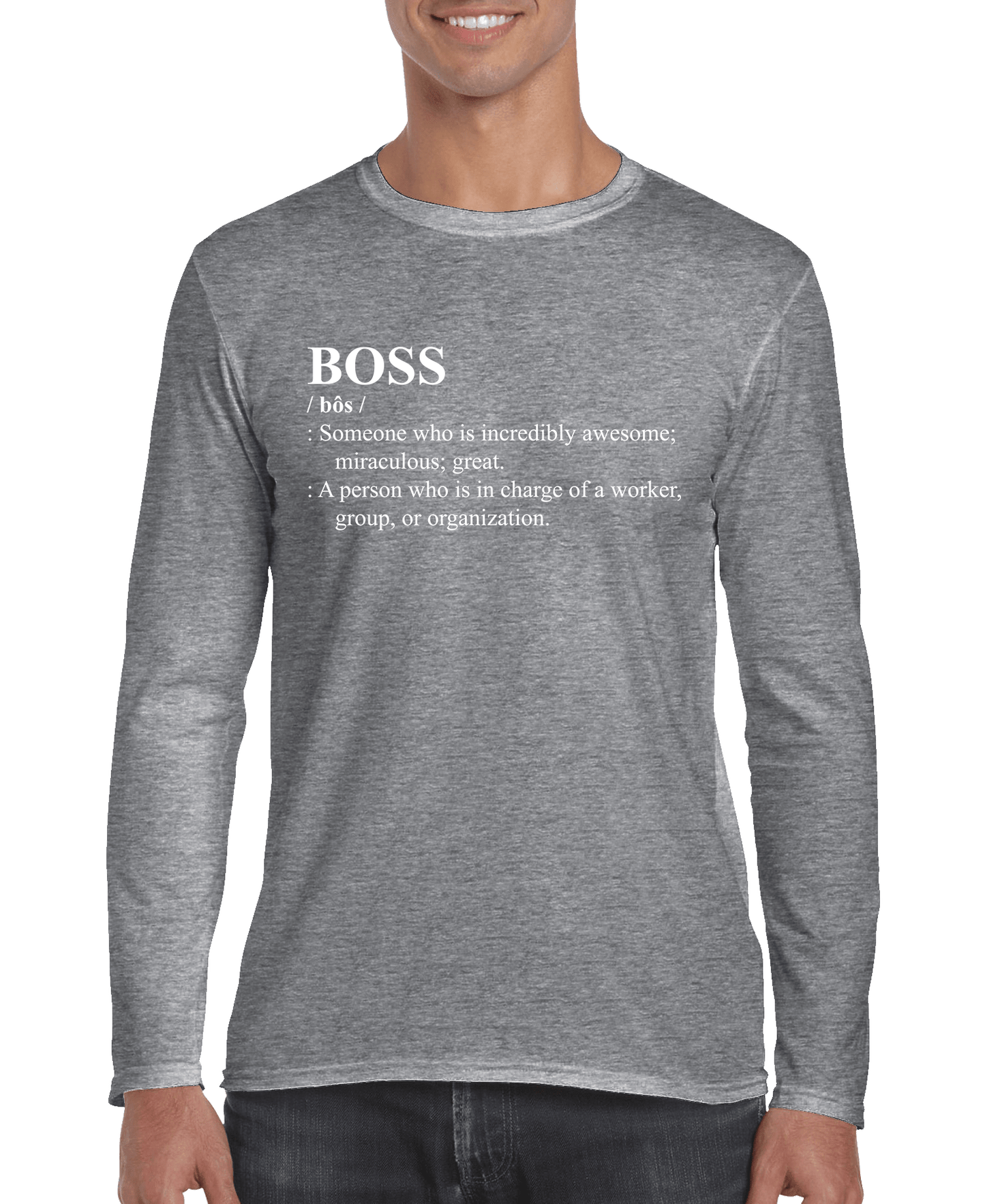 BOSS Definition Men's Long Sleeve Shirt - R4T$ Clothing
