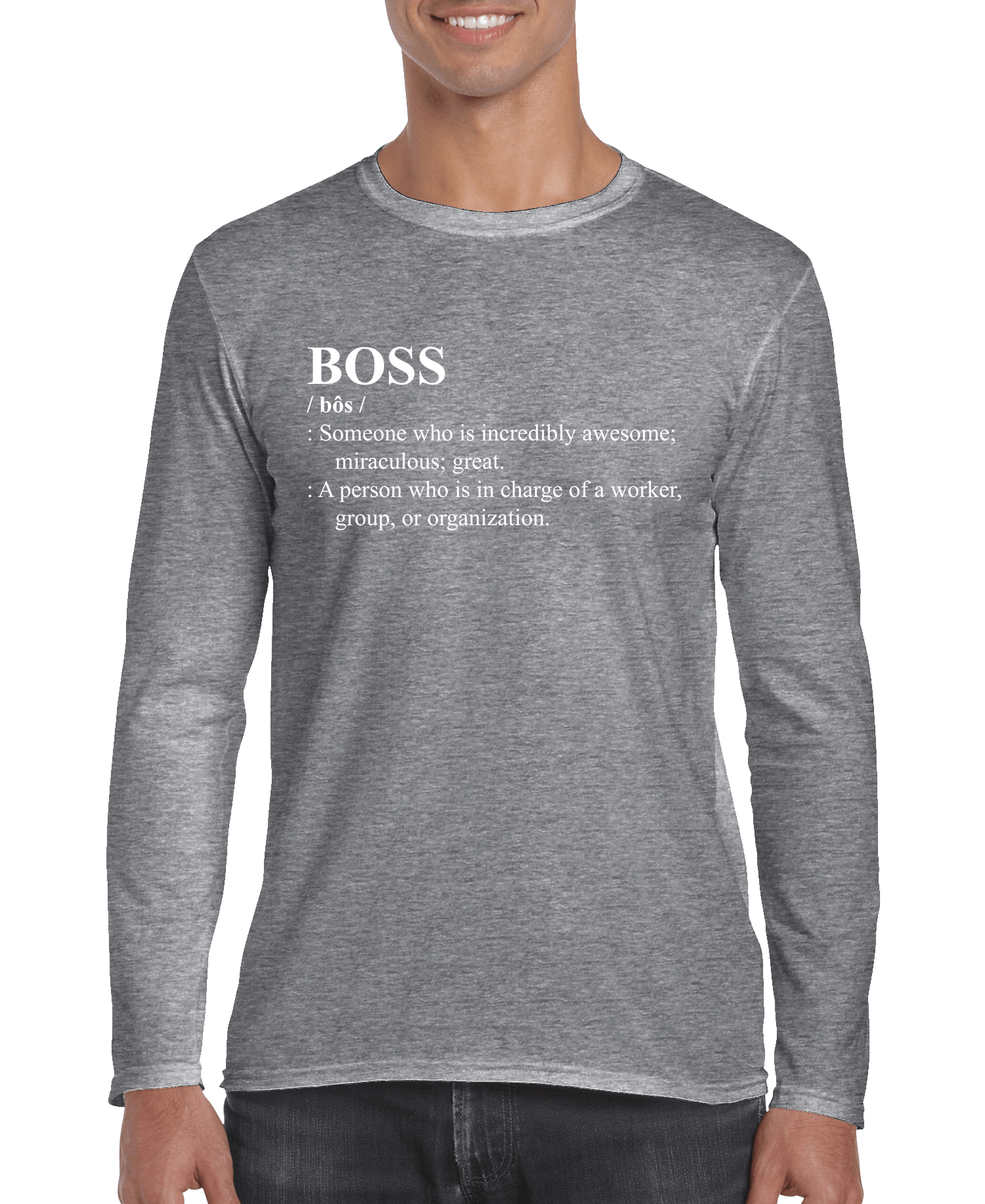 BOSS Definition Men's Long Sleeve Shirt - R4T$ Clothing