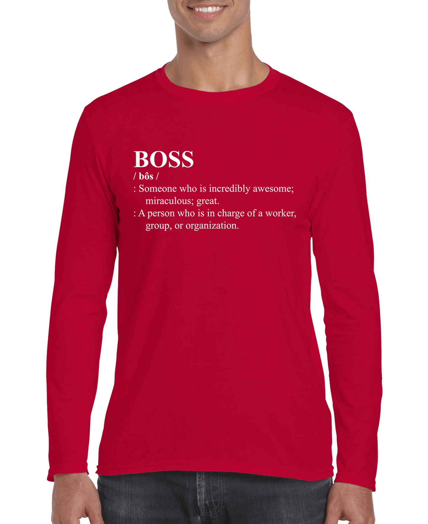 BOSS Definition Men's Long Sleeve Shirt - R4T$ Clothing