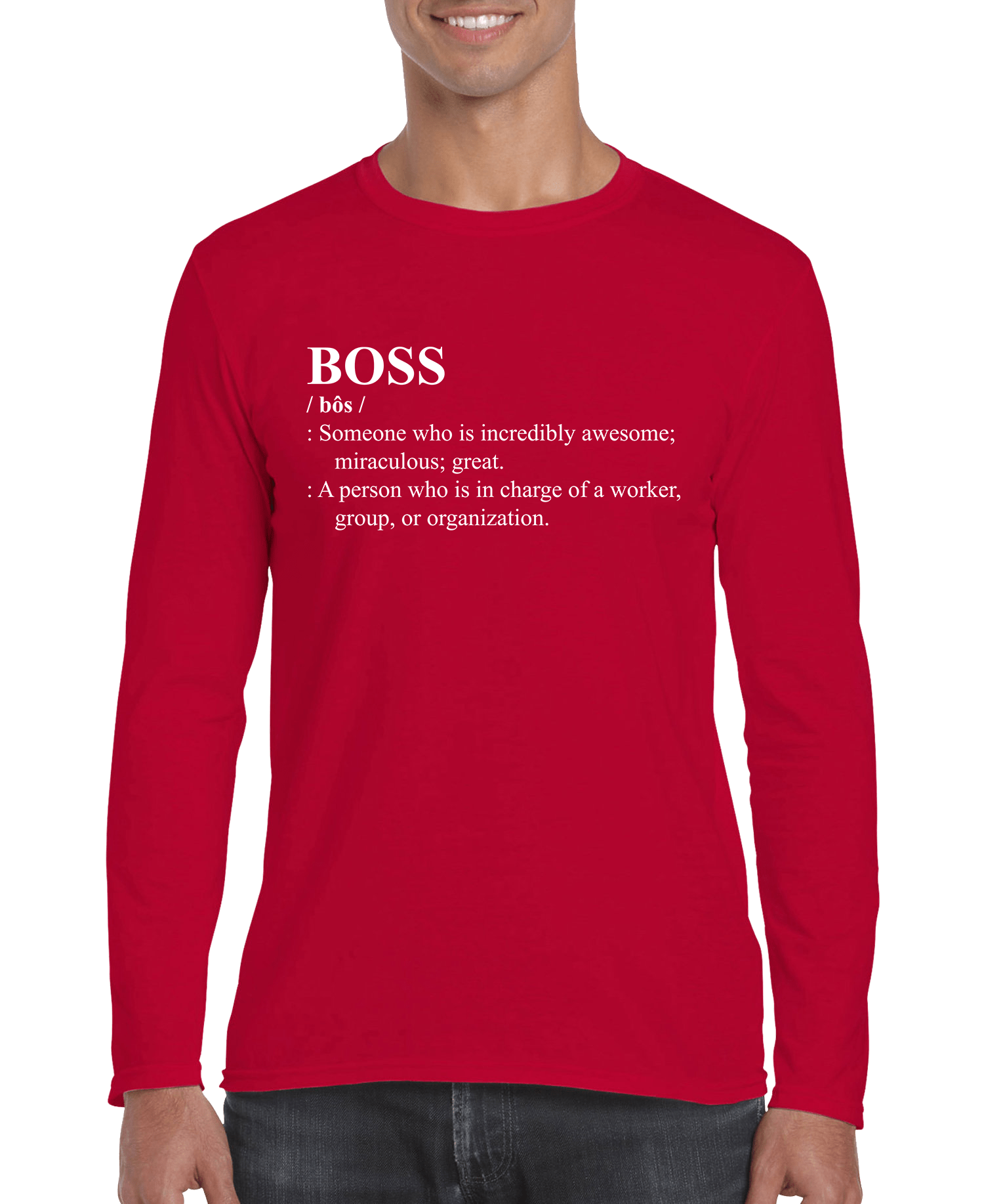 BOSS Definition Men's Long Sleeve Shirt - R4T$ Clothing