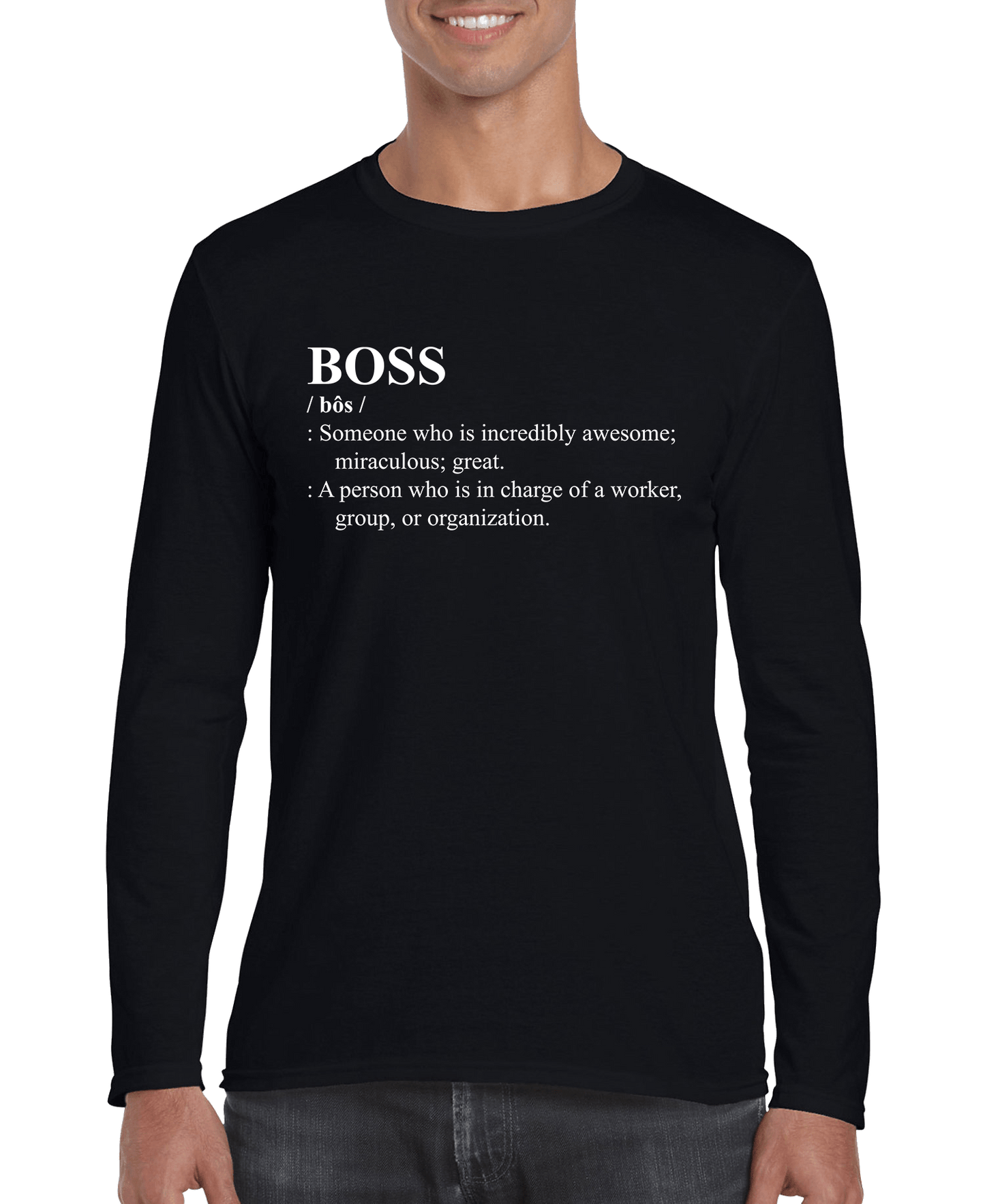 BOSS Definition Men's Long Sleeve Shirt - R4T$ Clothing