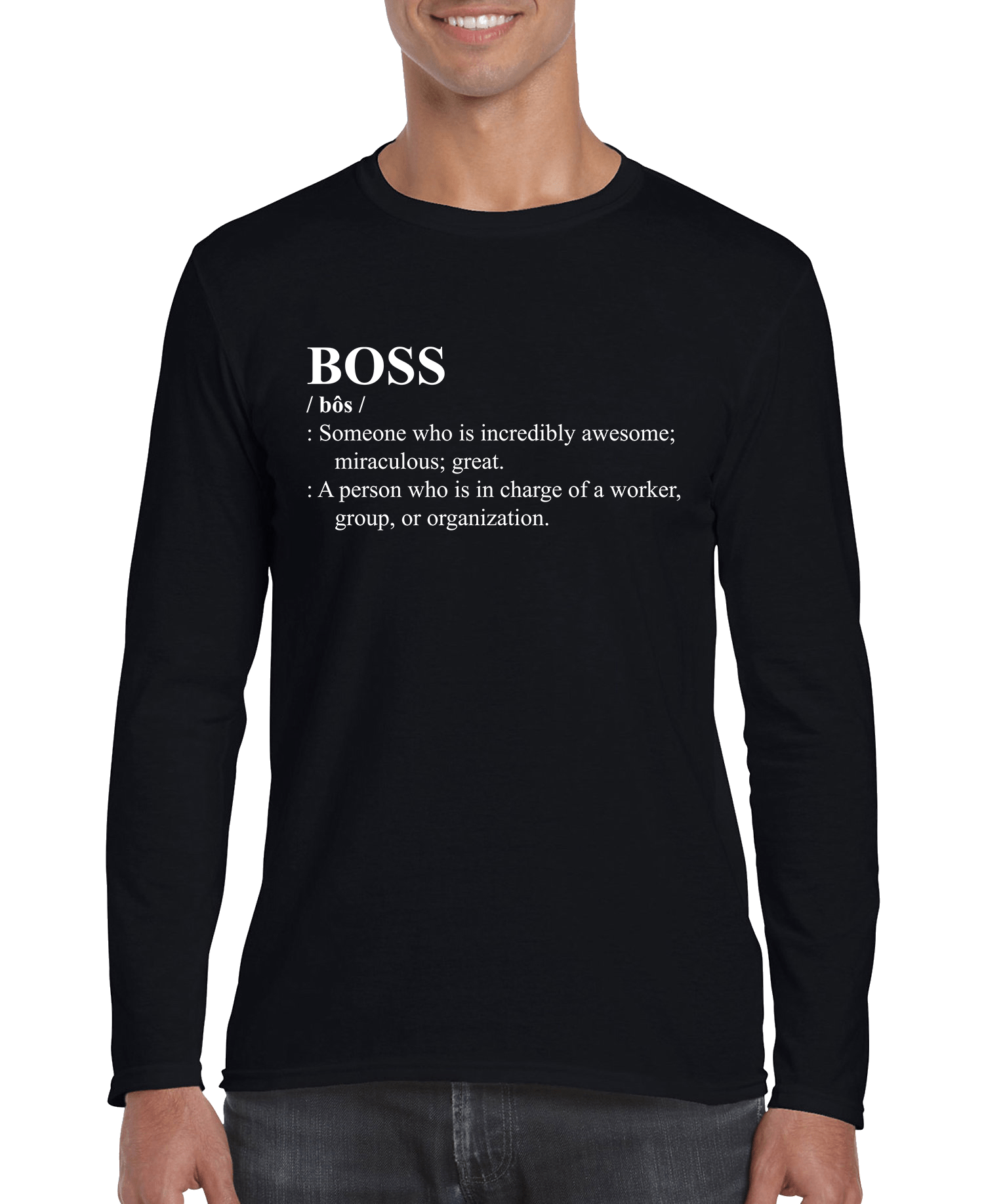 BOSS Definition Men's Long Sleeve Shirt - R4T$ Clothing