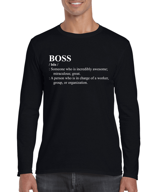 BOSS Definition Men's Long Sleeve Shirt - R4T$ Clothing