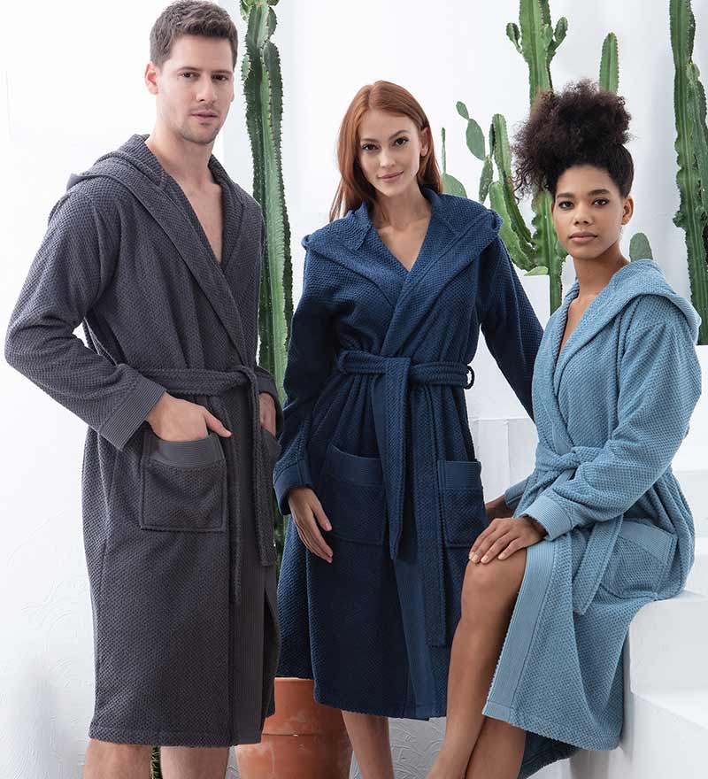 Women's Hooded Turkish Cotton Terry Cloth Robe - R4T$ Clothing